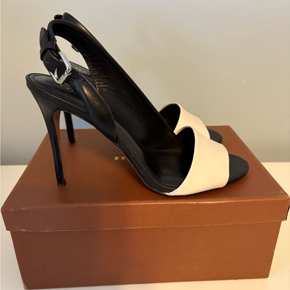 Coach Black and White Women's Heels